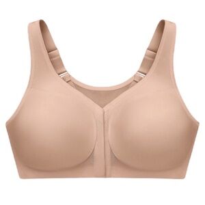 Glamorise 44C Nude Posture Back Bra Front Close Bra! NEW!